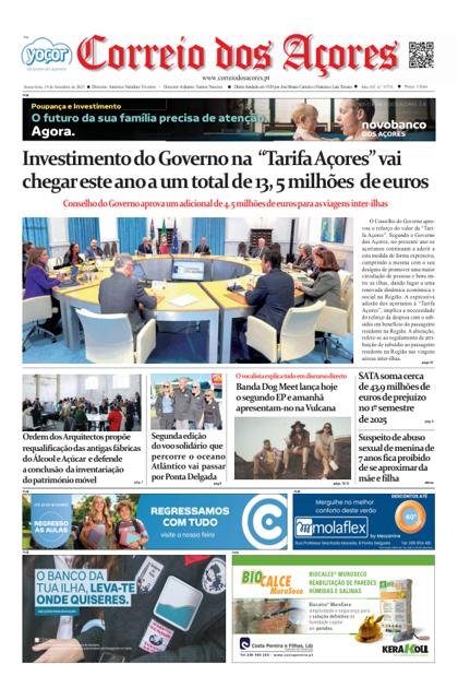 Correio dos Açores – 19/09/2025