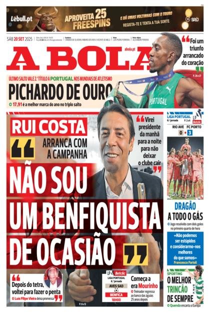A Bola – 20/09/2025