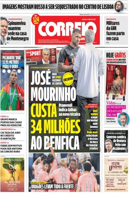 Correio da Manhã – 20/09/2025