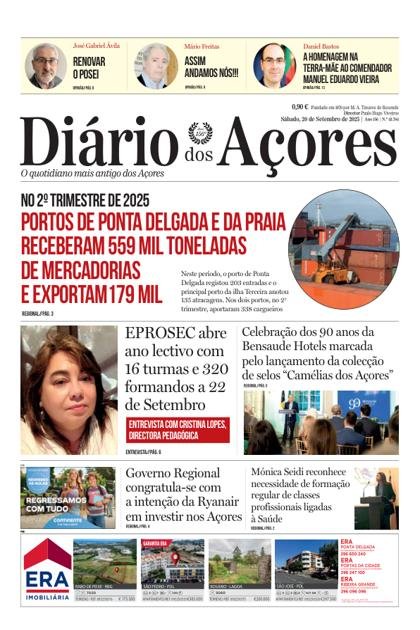 Diário dos Açores – 20/09/2025