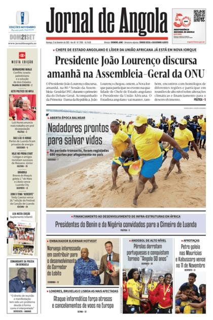 Jornal de Angola – 21/09/2025