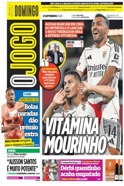 O Jogo – 21/09/2025