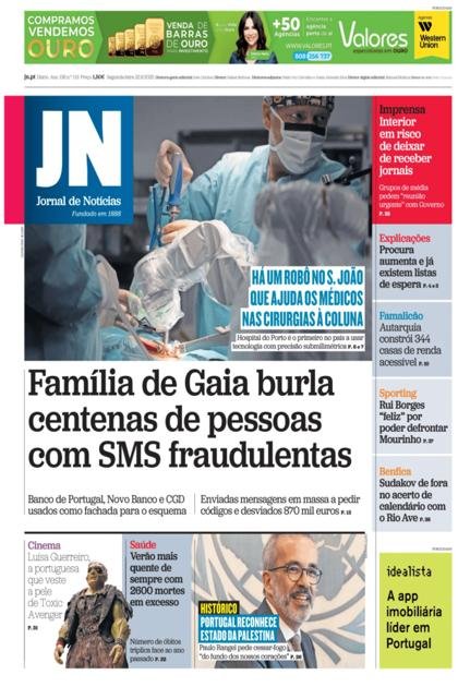 Jornal de Notícias – 22/09/2025