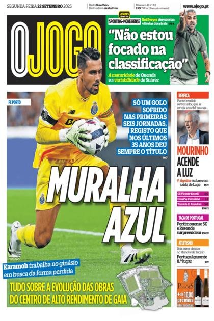 O Jogo – 22/09/2025