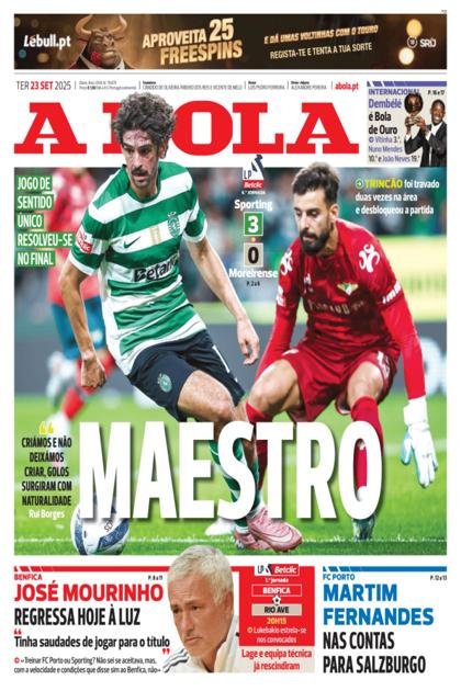 A Bola – 23/09/2025