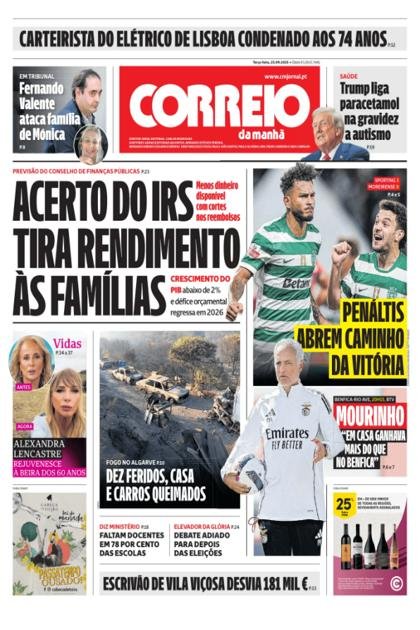 Correio da Manhã – 23/09/2025