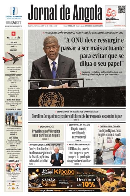 Jornal de Angola – 24/09/2025