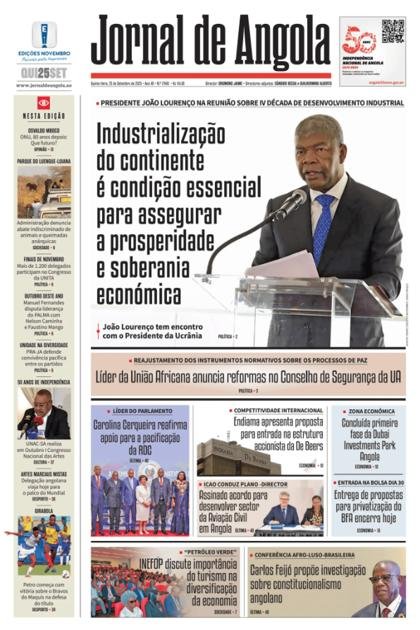 Jornal de Angola – 25/09/2025