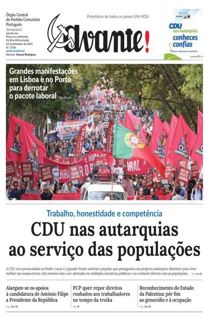 Avante! – 25/09/2025