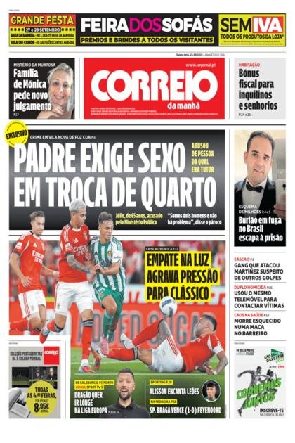 Correio da Manhã – 25/09/2025