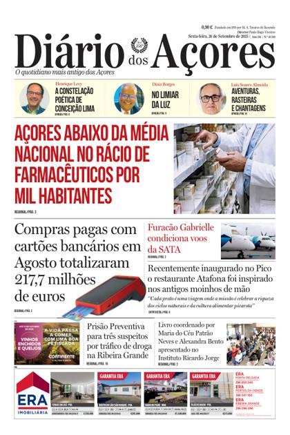 Diário dos Açores – 26/09/2025