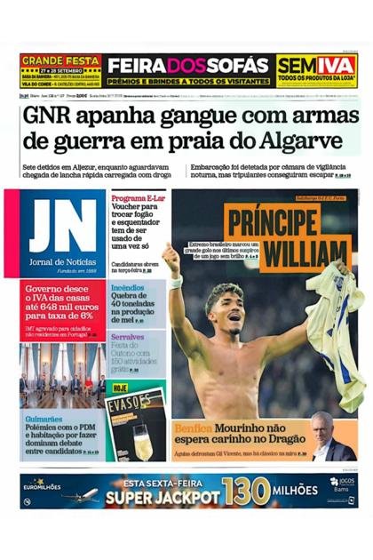 Jornal de Notícias – 26/09/2025