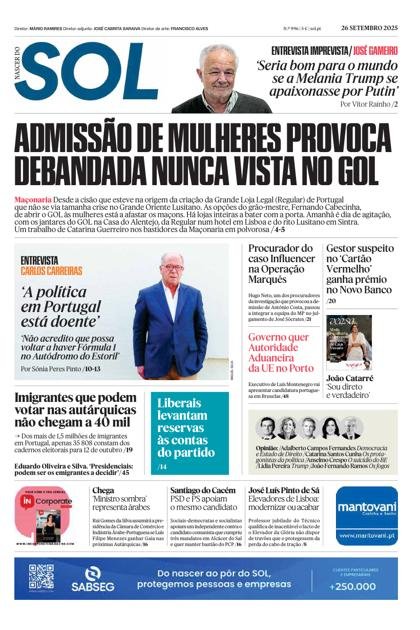 Nascer do Sol – 26/09/2025