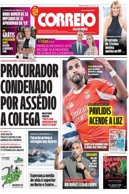 Correio da Manhã – 27/09/2025