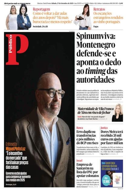 Público LX – 27/09/2025