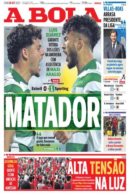 A Bola – 28/09/2025