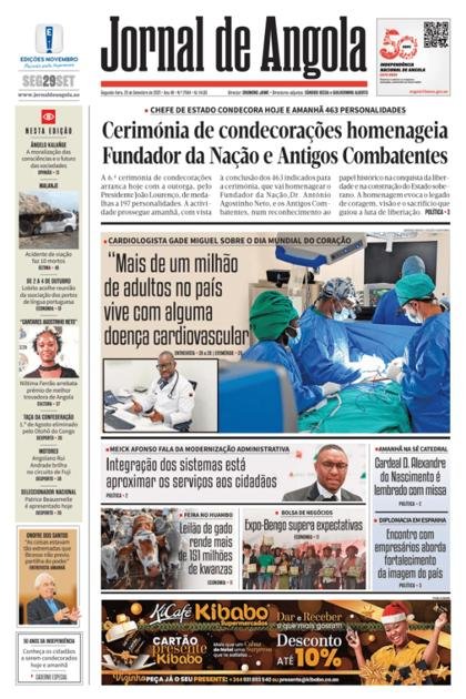 Jornal de Angola – 29/09/2025