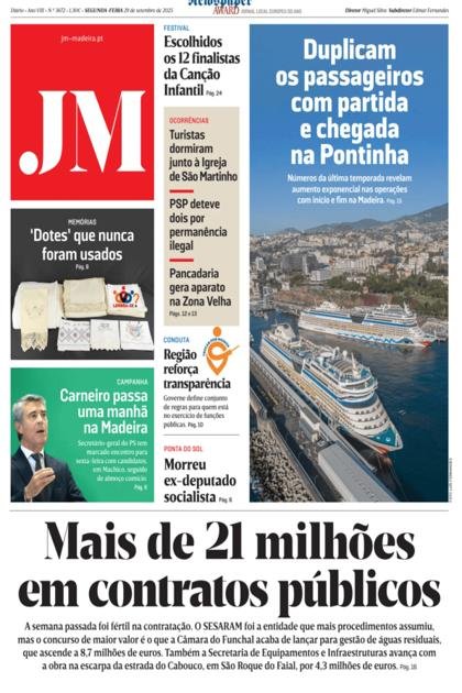 Jornal da Madeira – 29/09/2025