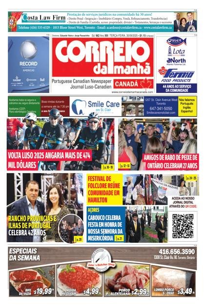 Correio da Manhã Canadá – 30/09/2025