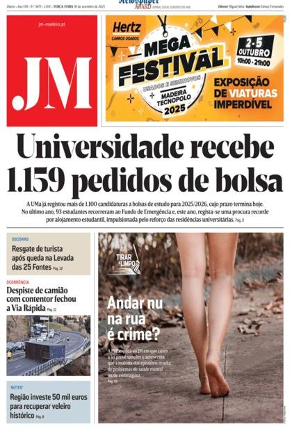 Jornal da Madeira – 30/09/2025