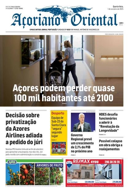 Açoriano Oriental – 1/10/2025
