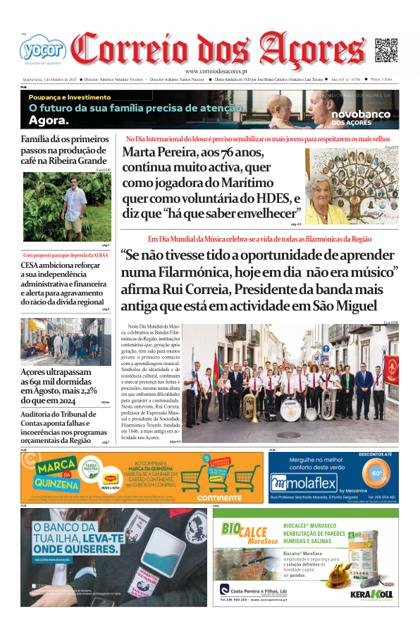 Correio dos Açores – 1/10/2025