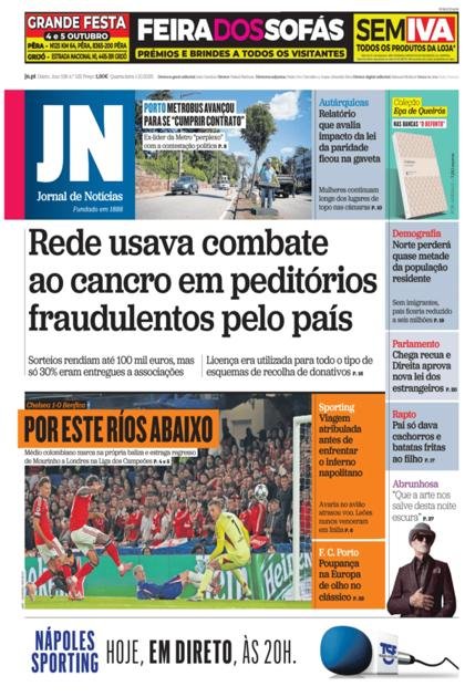 Jornal de Notícias – 1/10/2025