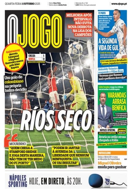 O Jogo – 1/10/2025
