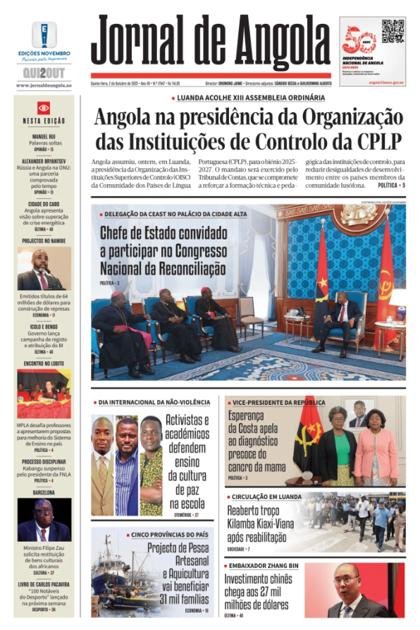 Jornal de Angola – 2/10/2025