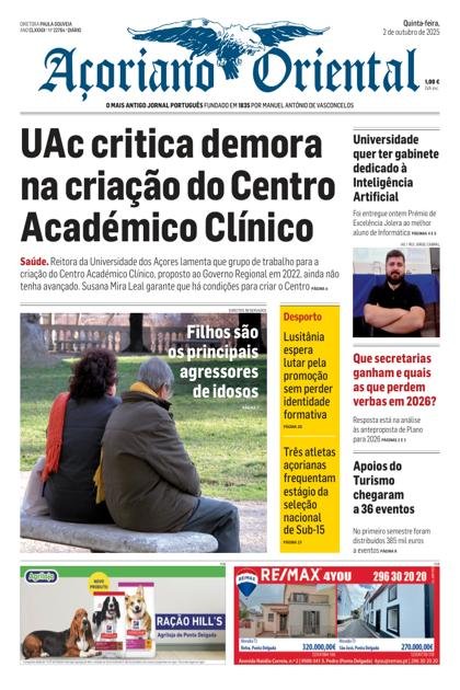 Açoriano Oriental – 2/10/2025