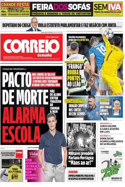 Correio da Manhã – 2/10/2025