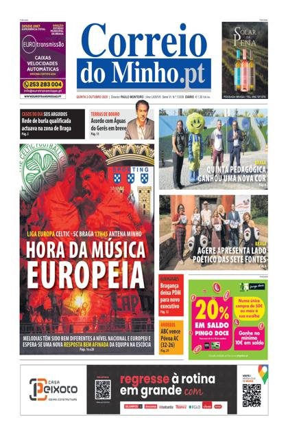 Correio do Minho – 2/10/2025