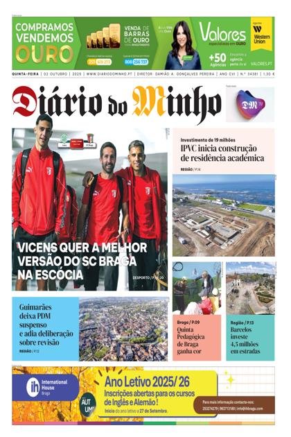 Diário do Minho – 2/10/2025