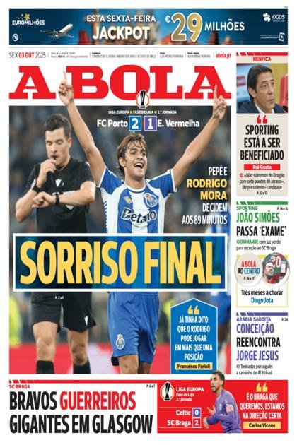 A Bola – 3/10/2025