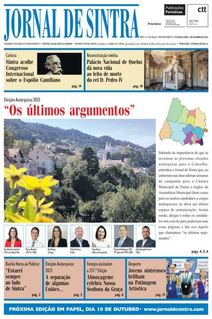Jornal de Sintra – 3/10/2025