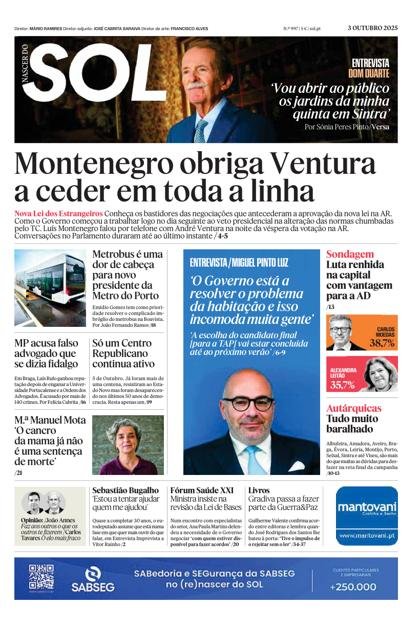 Nascer do Sol – 3/10/2025