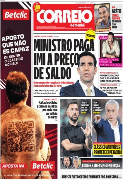 Correio da Manhã + Domingo – 5/10/2025