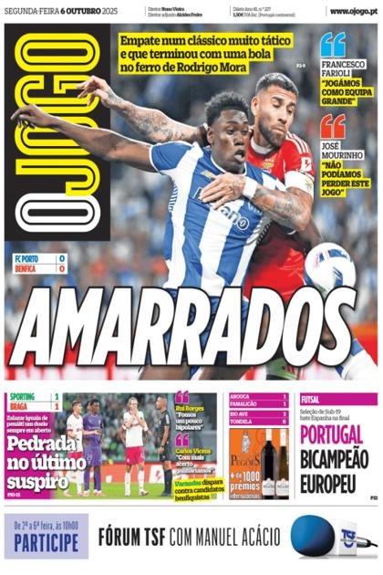 O Jogo – 6/10/2025