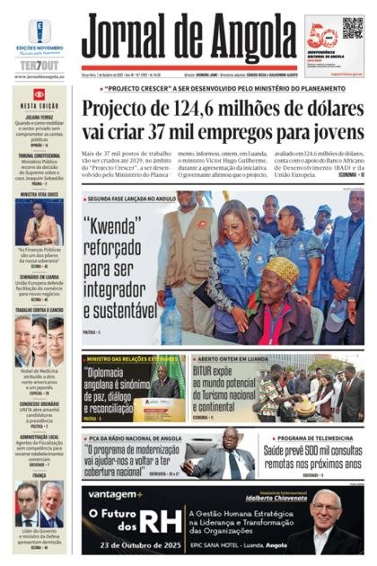 Jornal de Angola – 7/10/2025