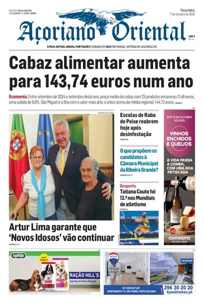 Açoriano Oriental – 7/10/2025