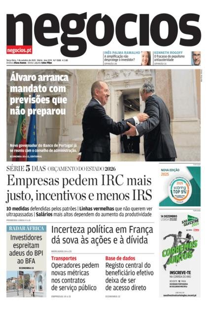 Negócios – 7/10/2025