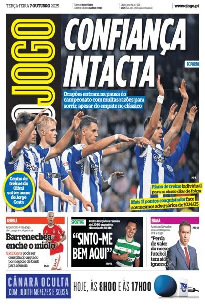 O Jogo – 7/10/2025