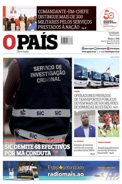 O País – 8/10/2025