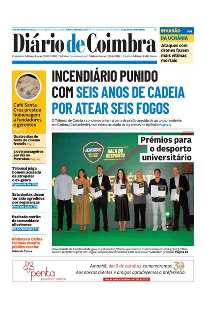 Diário de Coimbra – 8/10/2025