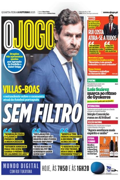 O Jogo – 8/10/2025