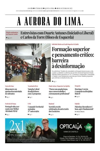 A Aurora do Lima – 9/10/2025