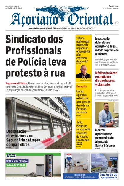 Açoriano Oriental – 9/10/2025
