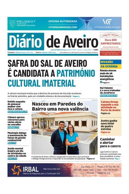 Diário de Aveiro – 9/10/2025