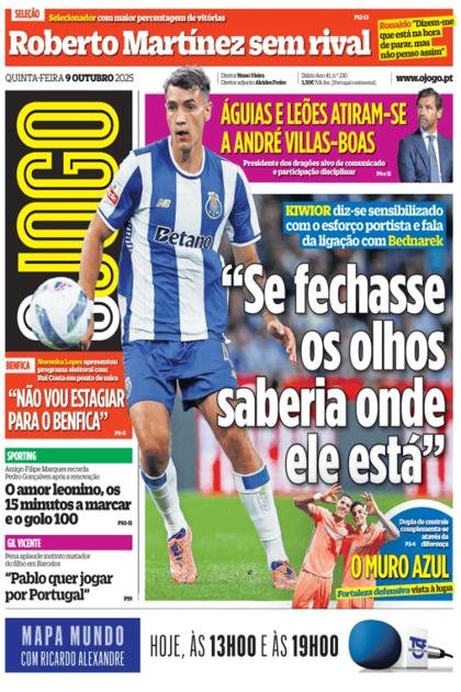 O Jogo – 9/10/2025