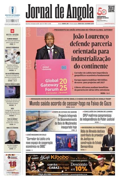 Jornal de Angola – 10/10/2025